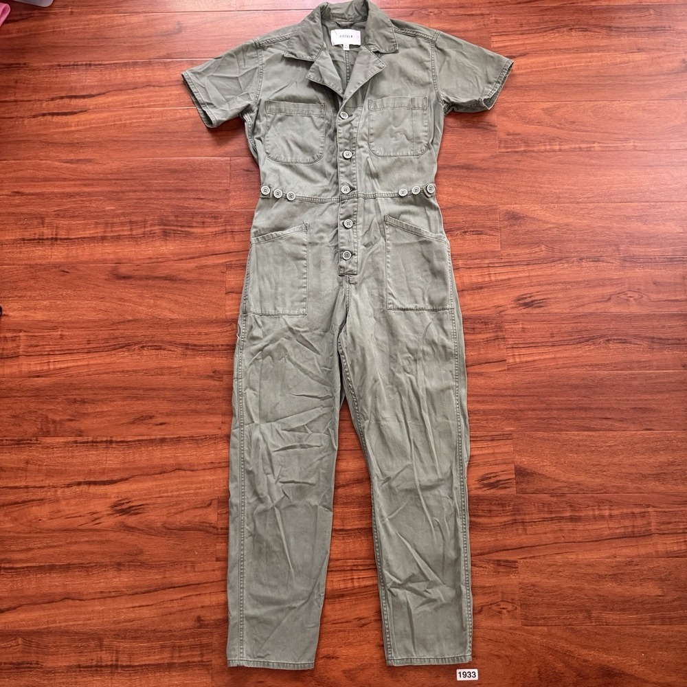 Pistola Sage Button-Up Jumpsuit